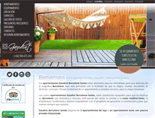 Tablet Screenshot of gaudintbcnsuites.com